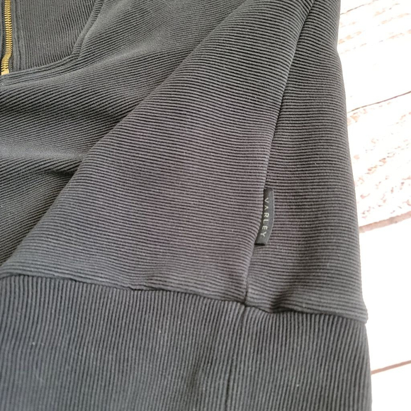 Varley Vine Ribbed Half Zip Pullover Black Women's Small - Picture 7 of 10